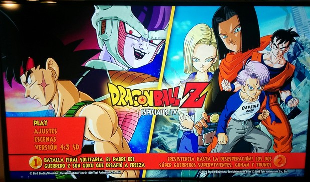 Dbz Especiales Tv - Opción 4:3