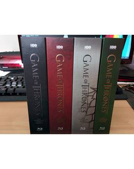 Asi quedara(hasta el momento)mi coleccion de juego de tronos en blu-ray..