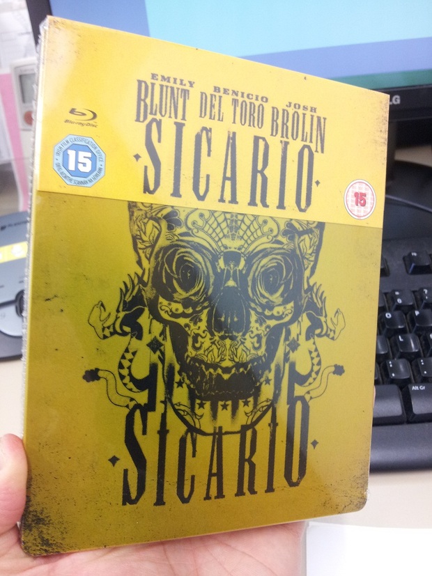 "SICARIO" Steelbook UK, éste es el bueno.