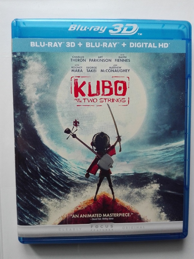 "Kubo & The Two Strings" USA, con 3D, audio y subtítulos en latino.