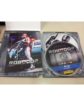 RoboCop Steelbook. Interior y bello libreto. 
