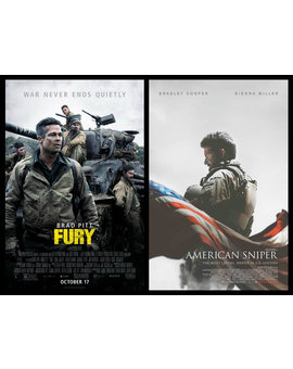 ¿Con cuál os quedáis? Fury vs American Sniper