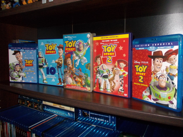 Toy Story y Toy Story 2 (Blu-ray - DVD - VHS)