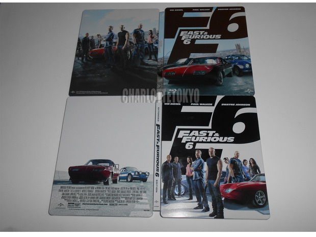 Comparativa diseño steelbooks F&F6 -Alemania("ESP"),USA-