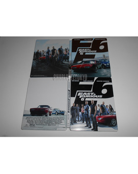 Comparativa diseño steelbooks F&F6 -Alemania("ESP"),USA-