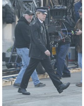 Skyfall el villano Javier Bardem en el set de 007