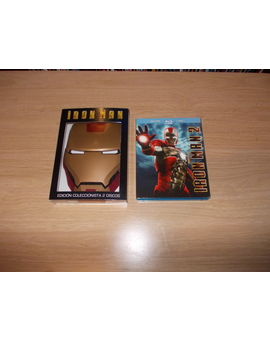 Colección Iron Man - Iron man DVD y Iron Man 2 Blu-ray + DVD