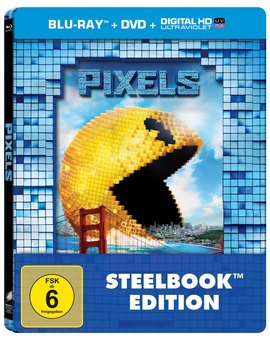 Pixels (2-Disc-Steelbook) (Edición Alemana)