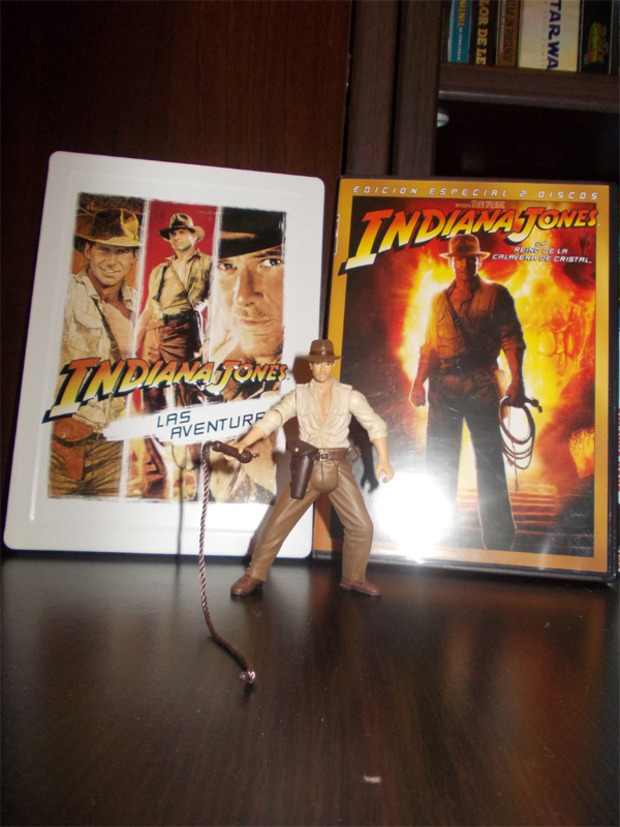 Indiana Jones trilogía steelbook DVD/Indiana Jones el reino de la calavera de cristal DVD