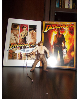 Indiana Jones trilogía steelbook DVD/Indiana Jones el reino de la calavera de cristal DVD