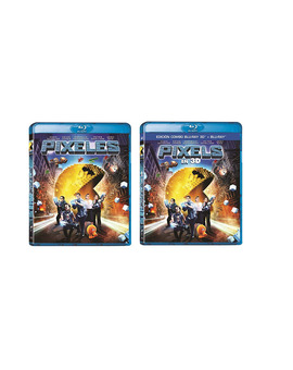 Caratula Pixels (2d) - (BD + BD 3D) [Blu-ray]