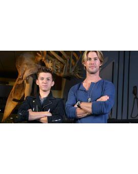 Chris hemsworth y Tom holland este jueves en El Hormiguero