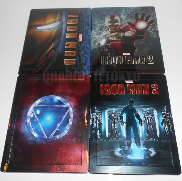 Colección Iron Man - Steelbook - (CharlotteTokyo)