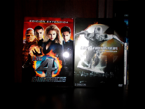 Los 4 Fantásticos (edición extendida) y Los 4 Fantásticos y Silver Surfer(Steelbook) (DVD`s)