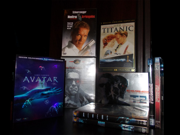 Director James Cameron.Colección DVD/Blu-ray