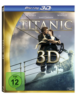 Carátula Titanic Blu-ray 3D Alemania