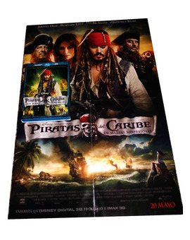 Piratas del Caribe: En mareas misteriosas (Blu-ray) - Poster