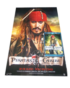 Piratas del Caribe: En mareas misteriosas (Blu-ray) - Poster (2)
