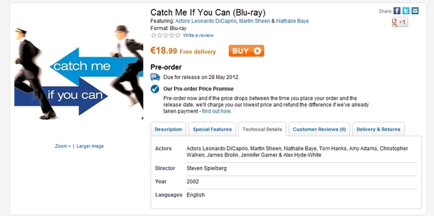 Catch Me If You Can (Blu-ray)