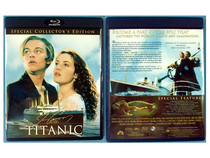 Titanic [Bluray]English Disc & Cover ¿?¿?¿?¿ DVD