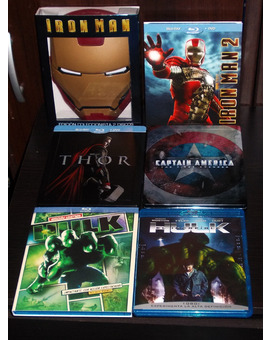 Películas individuales de los Los vengadores (próximo revisionado en Abril)