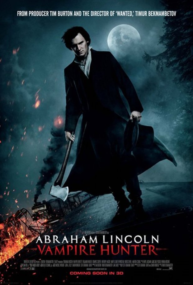 Abraham Lincoln: vampire hunter. Póster internacional