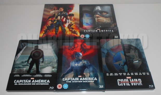 Colección Capitán America  /Steelbook/   (CharlotteTokyo)