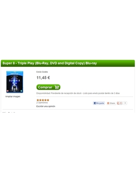 Super 8 en Blu-ray por 11,45 euros en Zavvi.es 