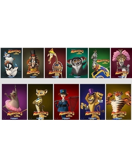 Madagascar 3  posters (todos)