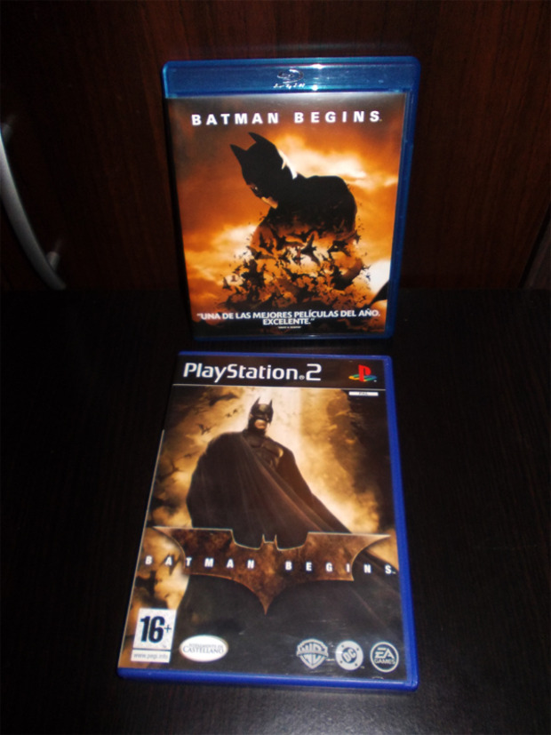 Batman Begins (Blu-ray) y (Videojuego)