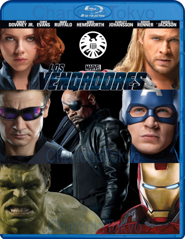 Los Vengadores (Blu-ray No Oficial) - Diseño - versión 2