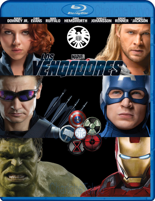 Los Vengadores (Blu-ray No Oficial) - Diseño - versión 3