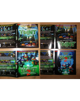 Tortugas ninja/Las tortugas ninja II: El secreto de los mocos verdes (Caratulas reversibles)