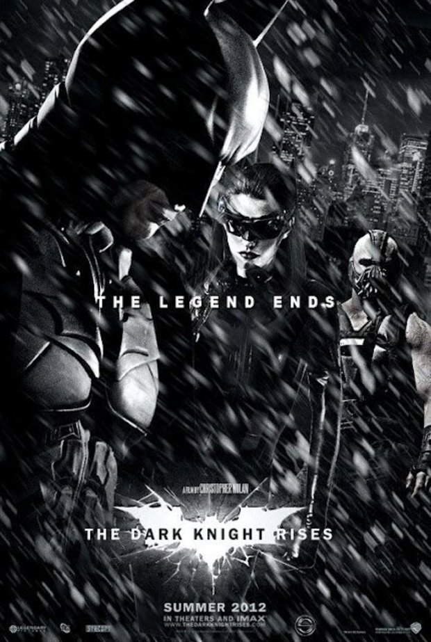 Batman,Catwoman y Bane The Dark Knight Rises  (poster)