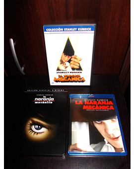 La naranja mecánica (DVD)/La naranja mecánica Edición Especial (DVD)/La naranja mecánica Edición Aniversario (Blu-ray)