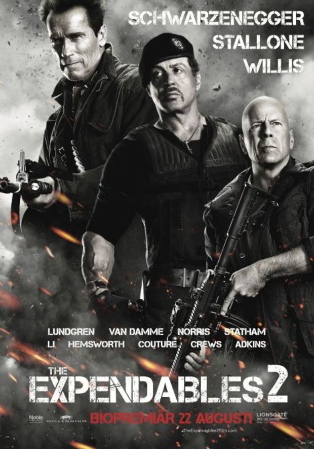 The Expendables 2 - Los 3 machotes XD.