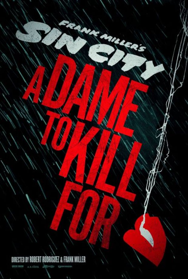 Sin City 2: A Dame to Kill for, teaser póster. 