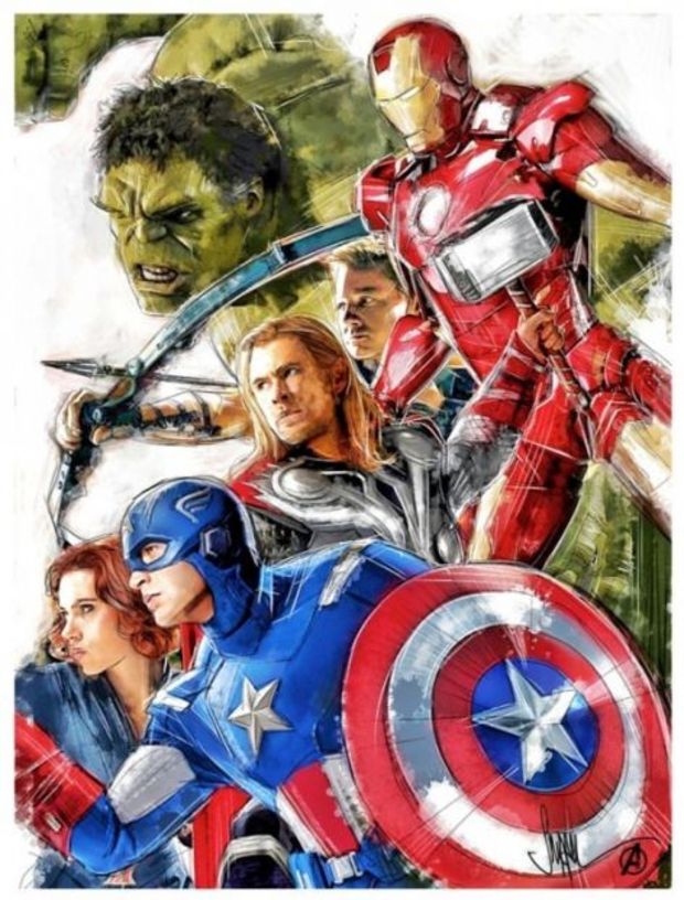  The Avengers -Arte-