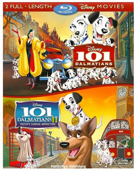 101 Dalmatians 1 + 2 Blu-ray	 101 Dalmatiner / 101 Dalmatiner Teil 2