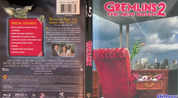 Gremlins 2 The New Batch blu-ray unboxing review 
