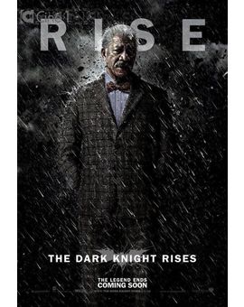 The Dark Knight Rises /póster/ Lucius Fox