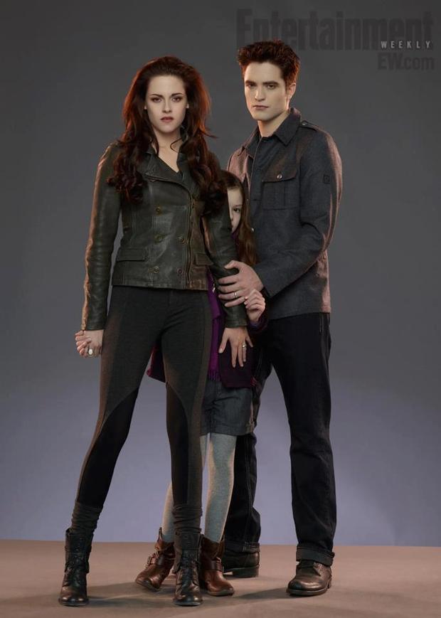 Amanecer parte 2 (Bella, Edward y Renesmee)
