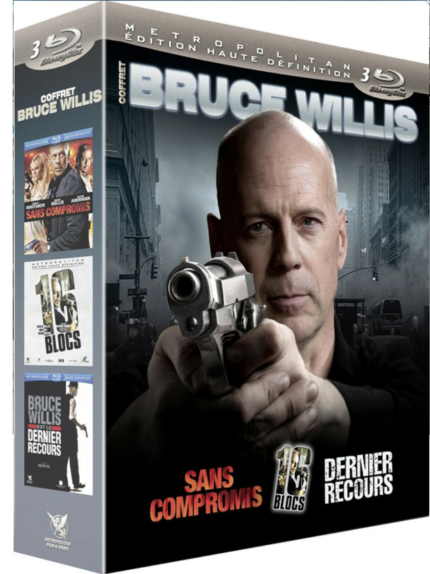 Coffret Bruce Willis Blu-ray		 Catch .44 / 16 Blocks / The Last Man Standing | Sans Compromis / 16 Blocs / Dernier recours