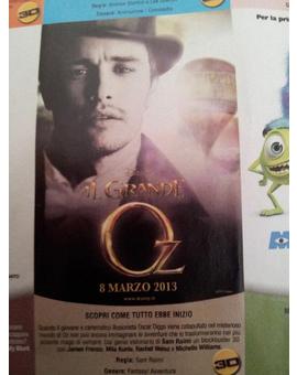Primera imagen promocional de James Franco en OZ, EL GRANDE Y PODEROSO, de Sam Raimi. Estreno el 8 de marzo de 2013.