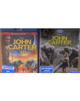 John Carter Steelbook blu-ray Metal Case Import Entre Dois Mundos