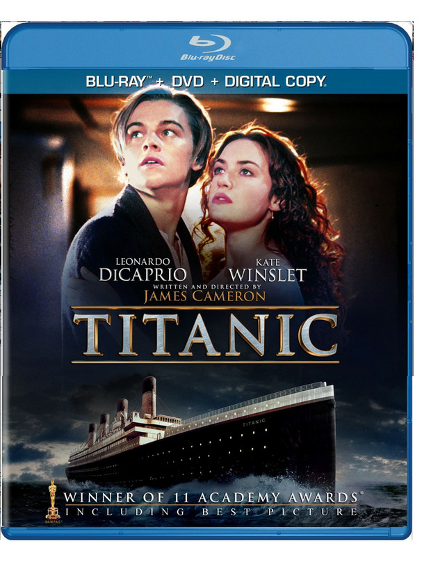  Titanic Blu-ray		 Blu-ray + DVD + UV Digital Copy