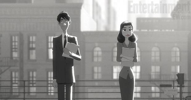 Paperman (2012) © Disney  Cortometraje (animación)