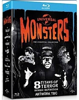Universal Classic Monsters: The Essential Collection Blu-ray		 Dracula / Frankenstein / Bride of Frankenstein / The Wolf Man / The Mummy / The Invisible Man / Phantom of the Opera / Creature from the Black Lagoon 3D / Blu-ray 3D + Blu-ray