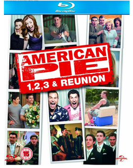 American Pie / American Pie 2 / American Wedding / American Reunion Blu-ray		 Blu-ray + Digital Copy