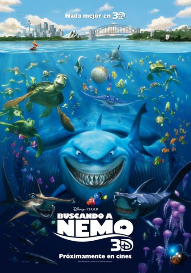 Finding Nemo will return to theaters in 3D September 14th and will be released on Blu-ray for the first time December 4th!  